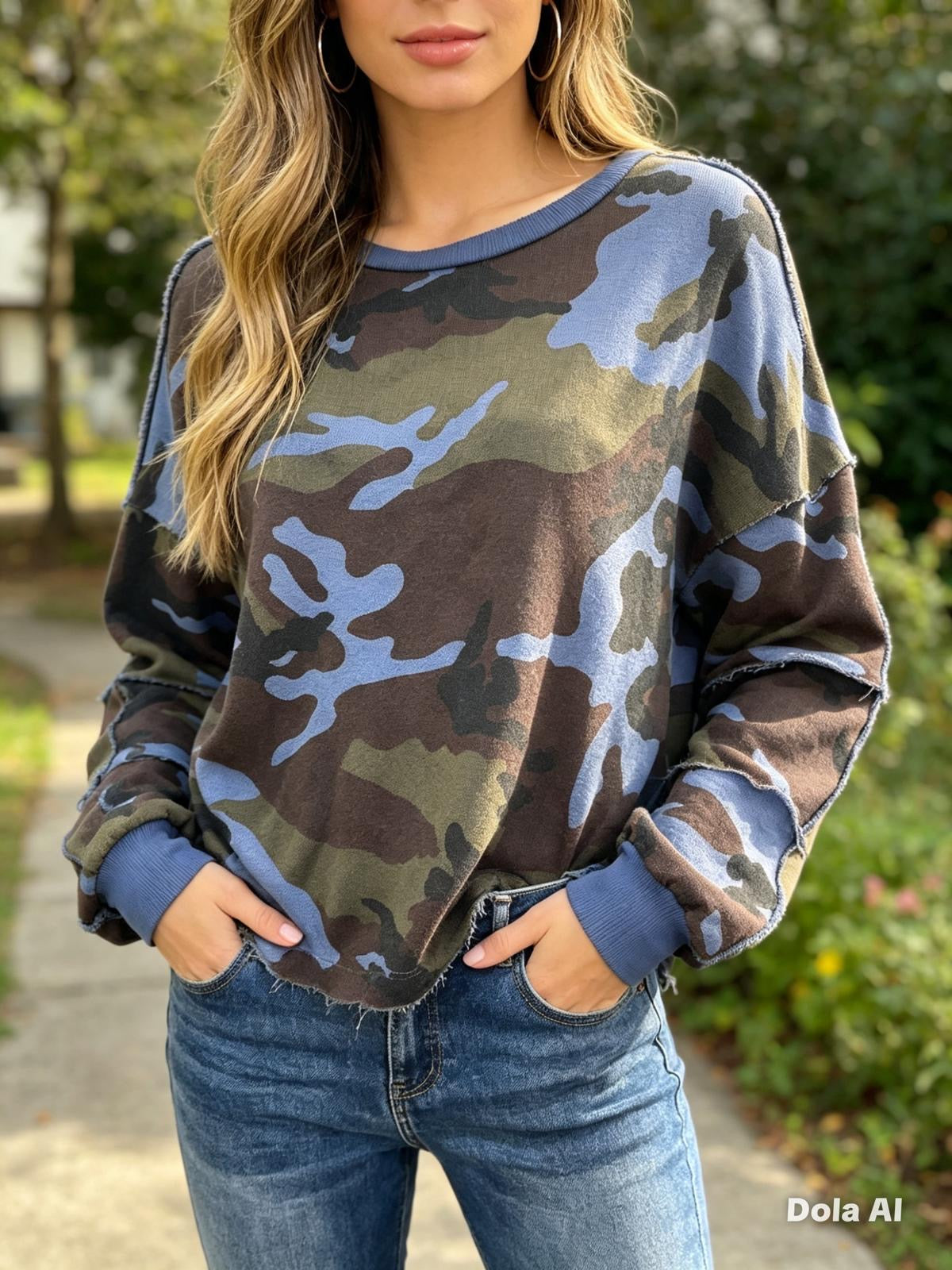 Camo sweatshirt
