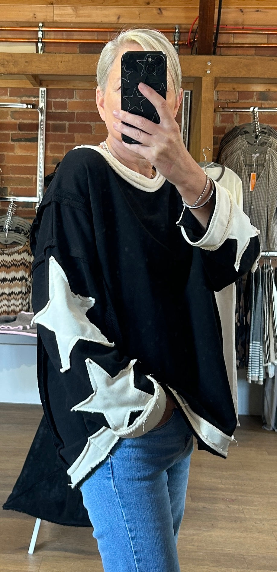Stars sweatshirt black