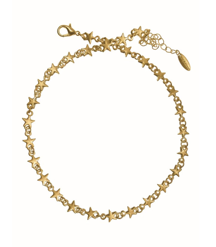 Stars necklace - gold