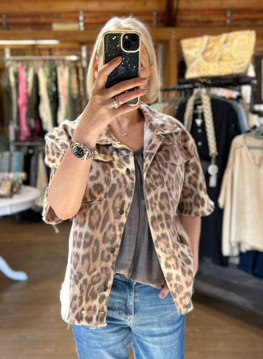 Leopard jacket L/XL