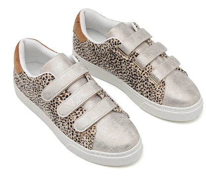 Animal print trainers - size 5