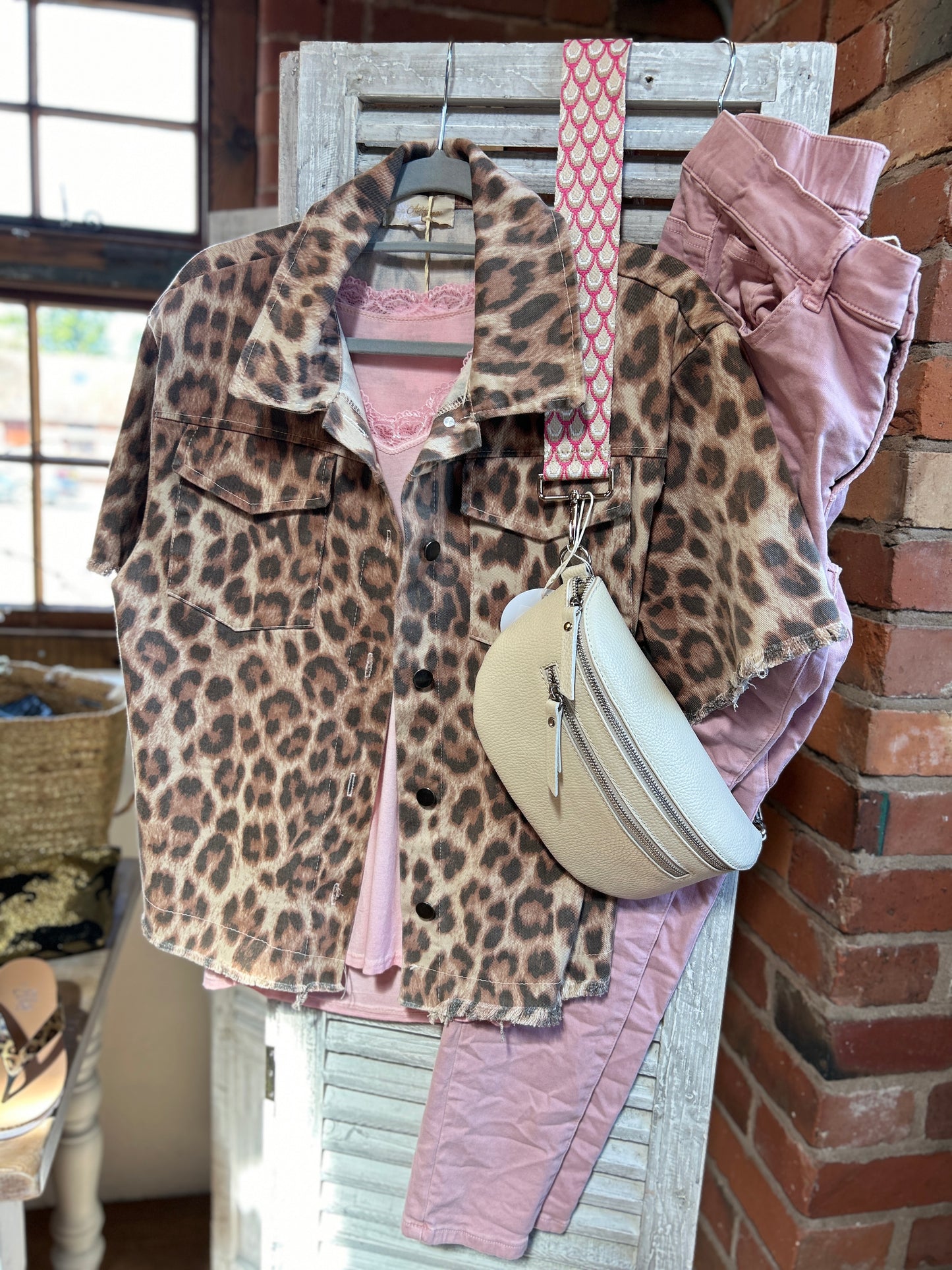 Leopard jacket L/XL