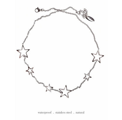 Big/little stars necklace