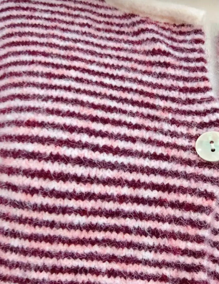 Stripes cardi WINE