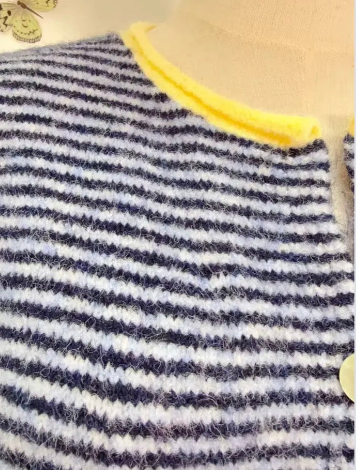 Stripes cardi NAVY