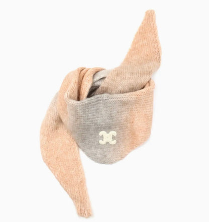Ombre neck scarf taupe