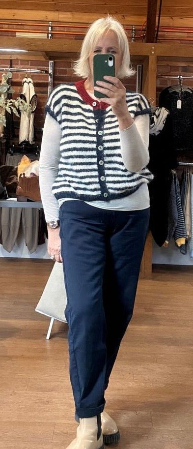 Stripes gilet NAVY