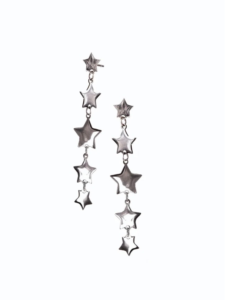 Stars drop earrings