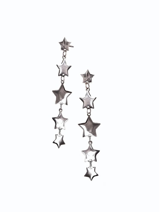 Stars drop earrings
