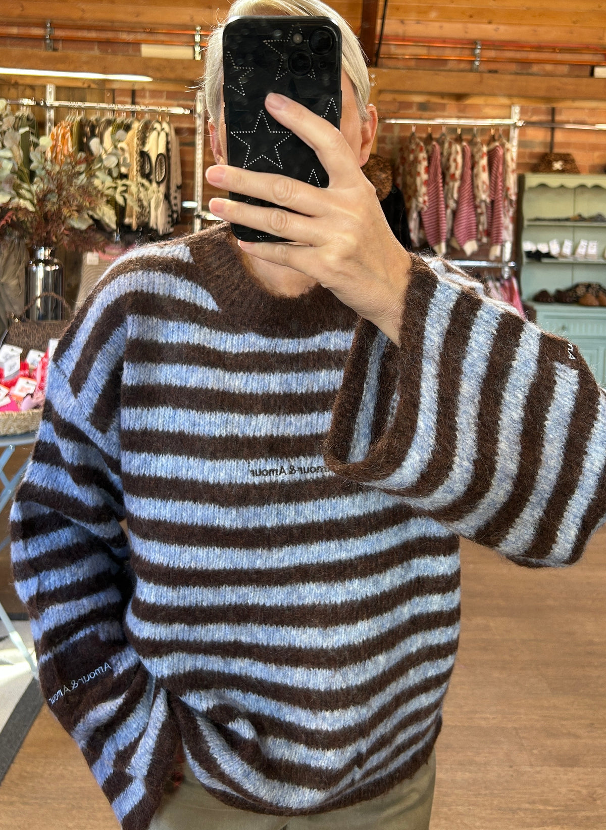 Amour stripe knit