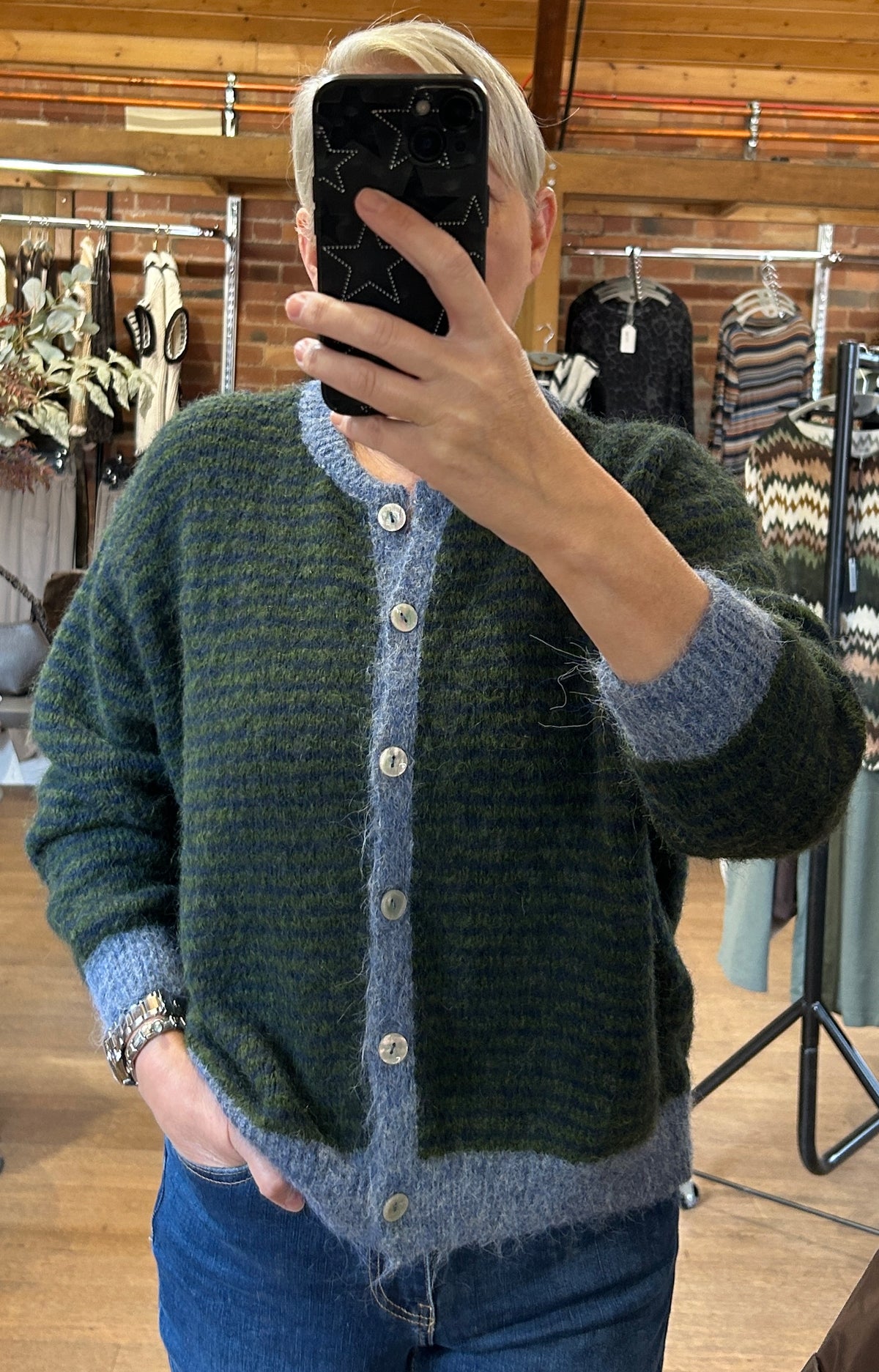 Stripes cardi