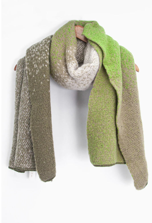 Green ombre scarf