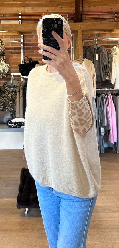 Sleeveless knit camel
