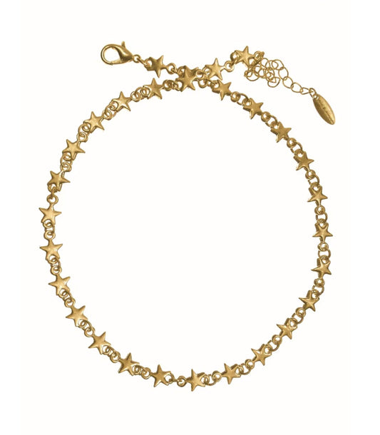 Stars necklace - gold