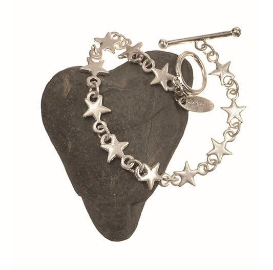 Stars bracelet - silver