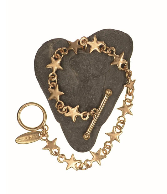 Stars bracelet - gold