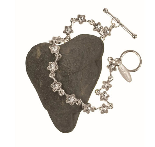 Crystal stars bracelet